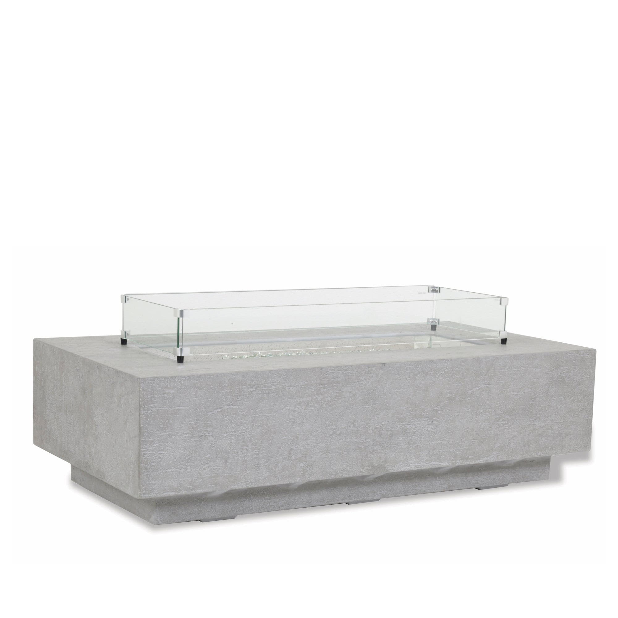 Sunset West Furniture Gravelstone Rectangular Fire Table 6003-FT6