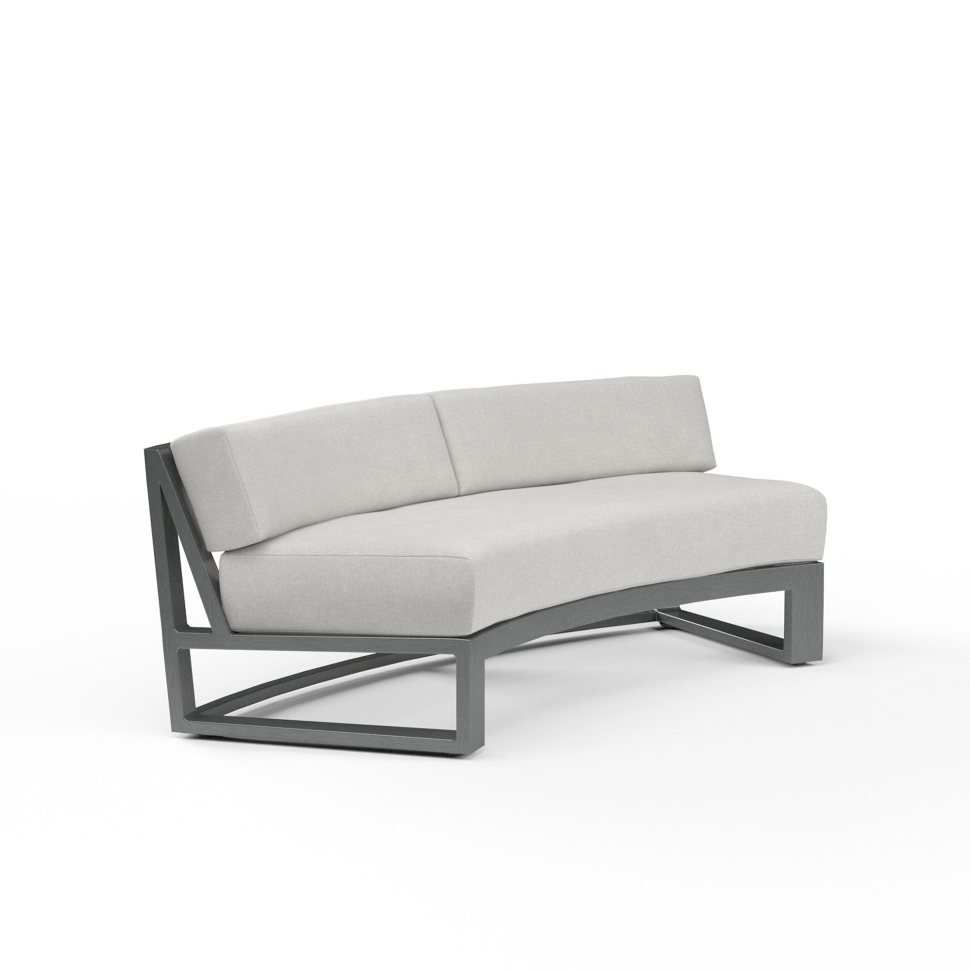 Sunset West Furniture Redondo Armless Curve Loveseat 3801-CRV