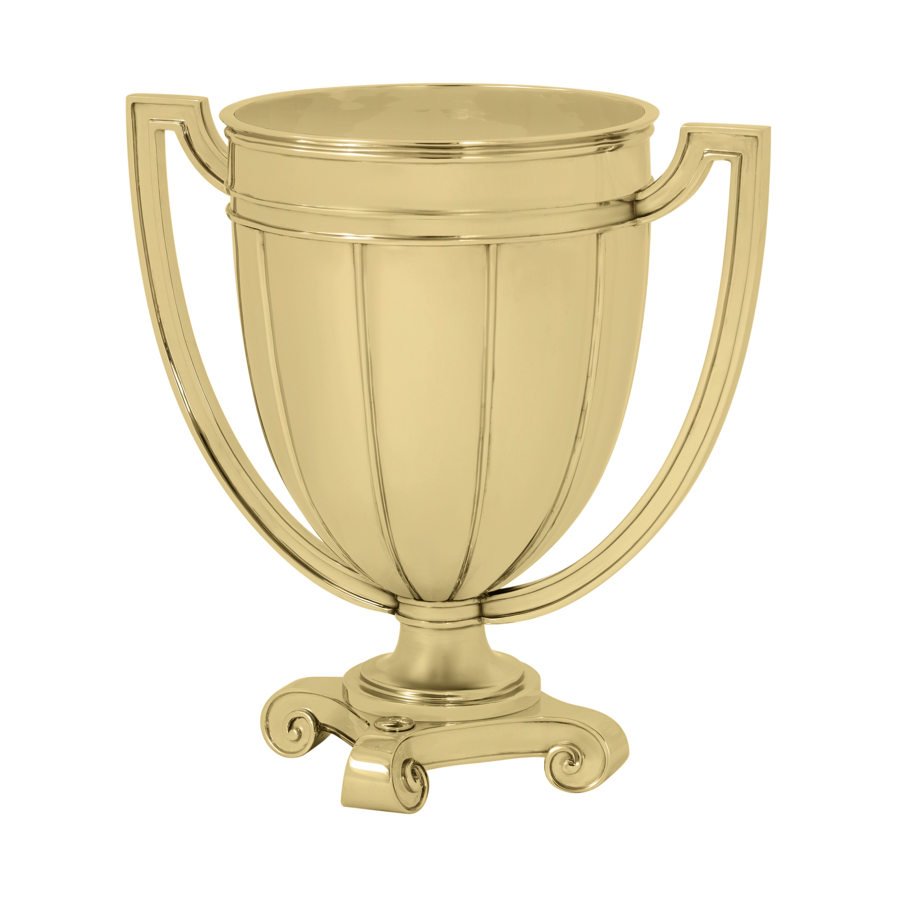 Theodore Alexander Furniture Victory Cup Grande Decorative Urn in Nickel Plated Brass TA15003.C296