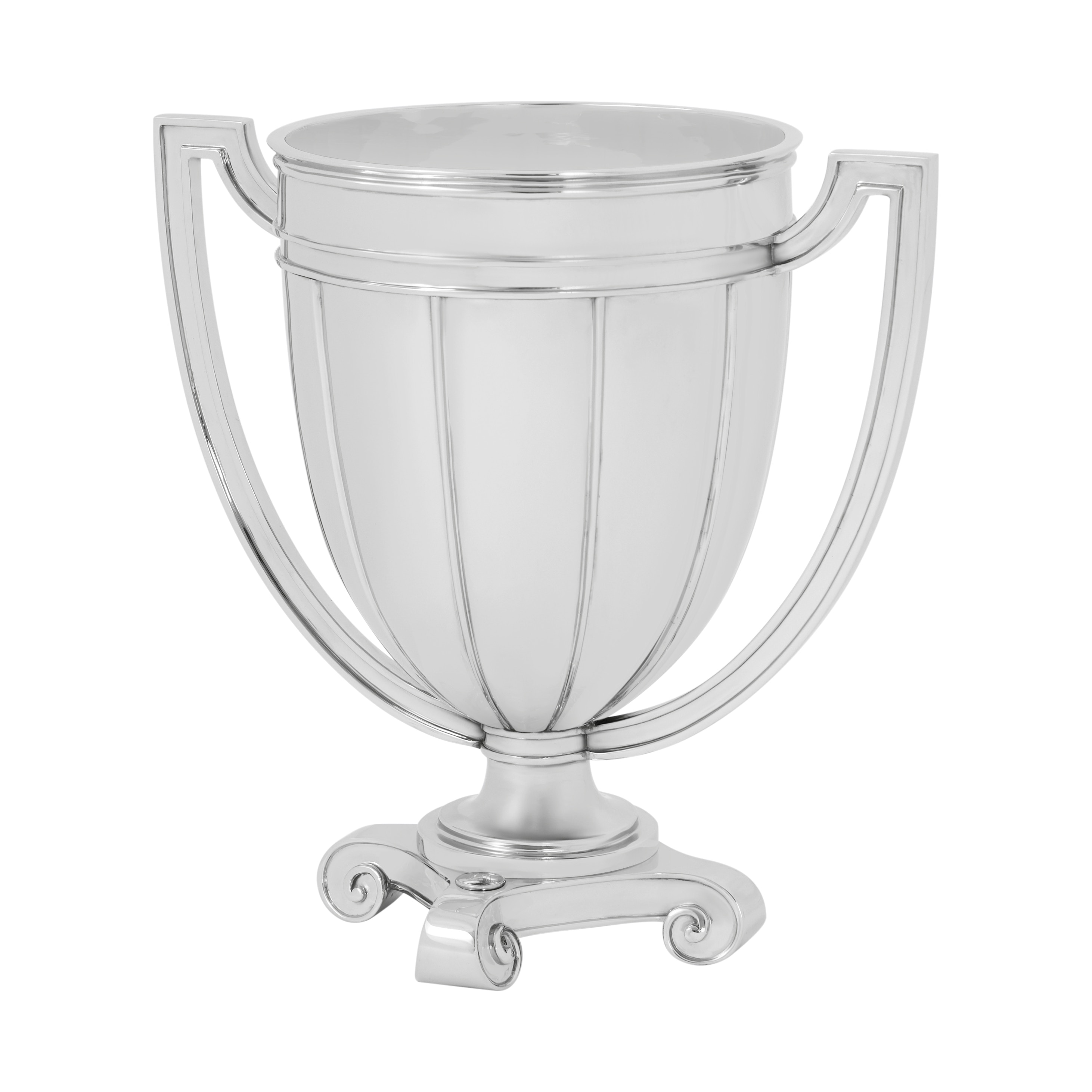 Theodore Alexander Furniture Victory Cup Grande Decorative Urn in Nickel Plated Brass TA15003.C383
