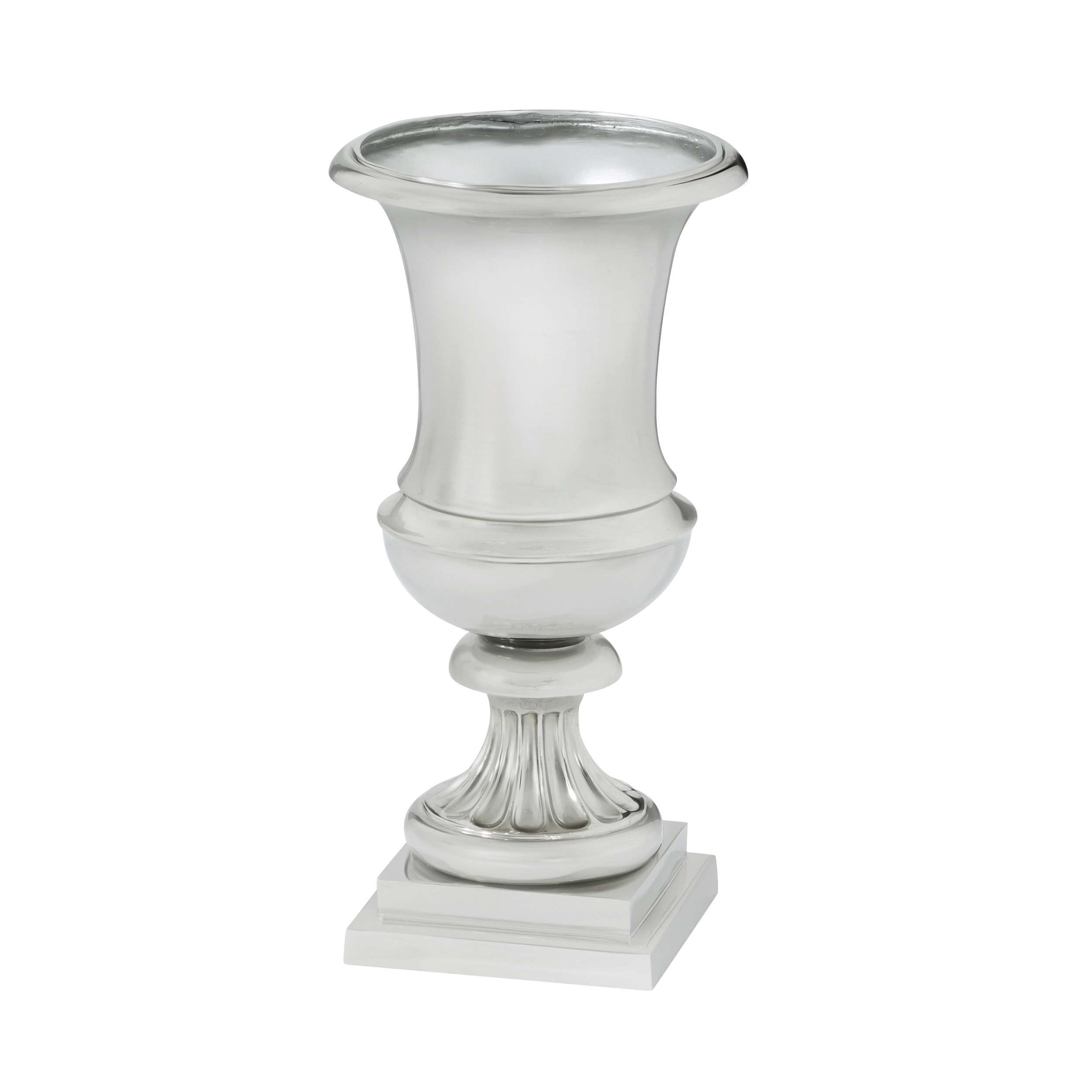 Theodore Alexander Furniture Nave Decorative Urn in Nickel Plated Brass TA15007.C383
