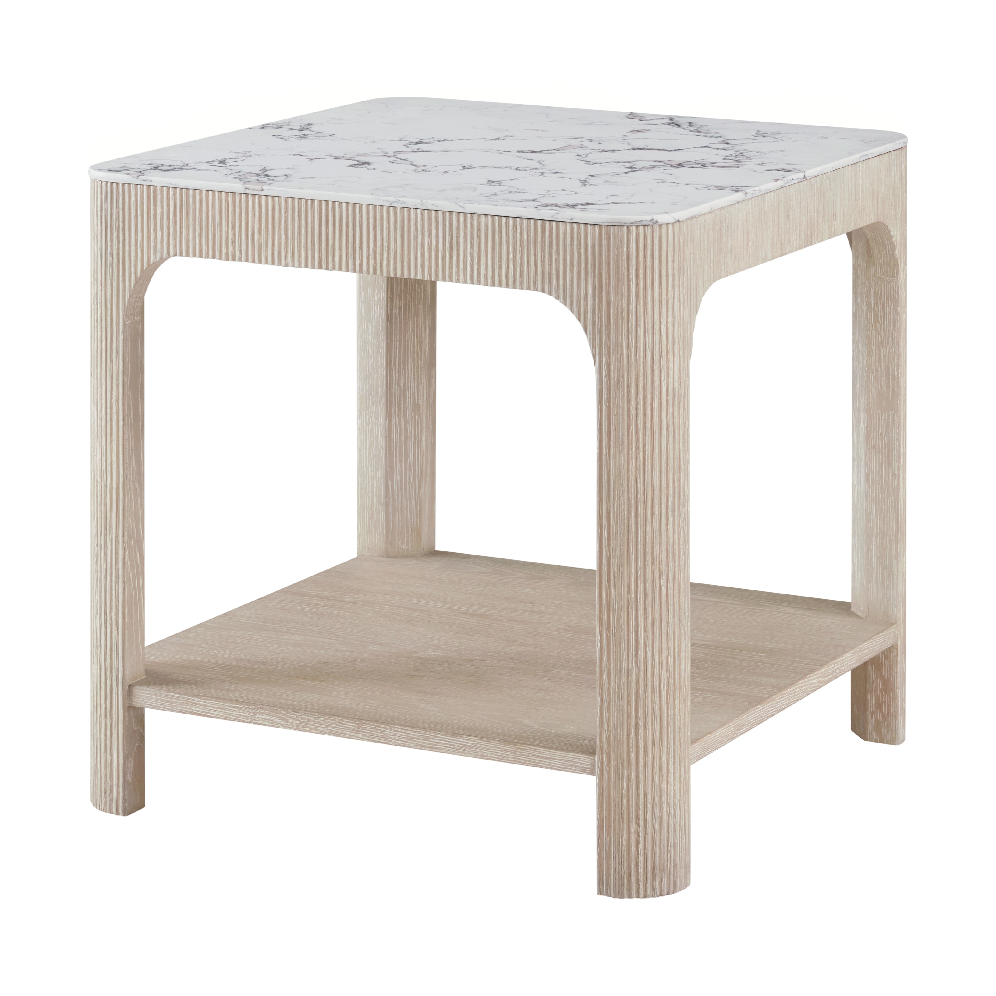 Theodore Alexander Furniture Horizon Square Quartz Side Table TA50376.C397