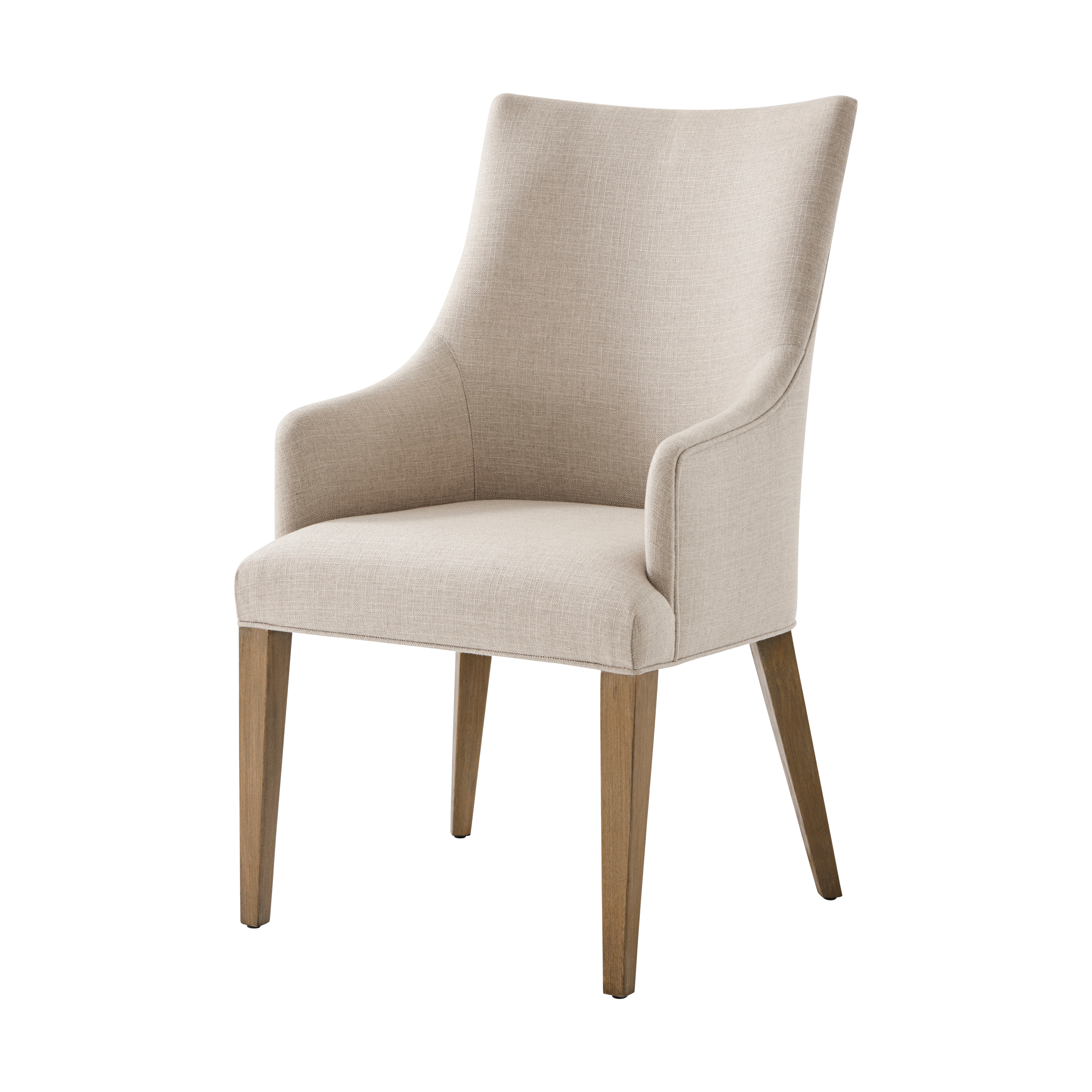 Theodore Alexander Furniture TAS41004.1BFW Dining Room Adele Arm Chair