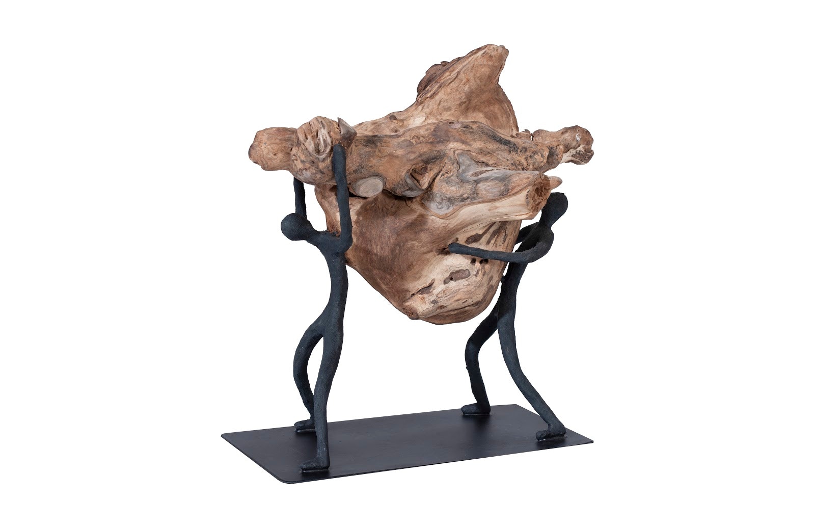 Phillips Collection Atlas Tabletop Sculpture, Freeform High Lift, With Base TH100849