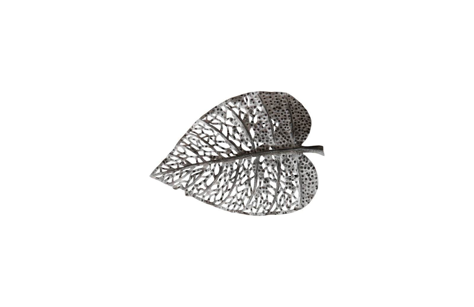 Phillips Collection Birch Leaf Wall Art, Silver, XS TH108531