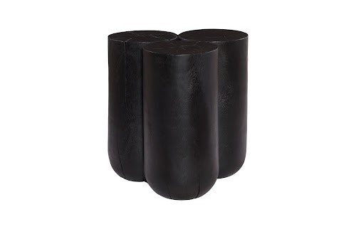 Phillips Collection Triflora Side Table, Black, Large TH119028