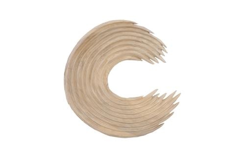 Phillips Collection Swoop Wall Art, Bleached Wood TH120062