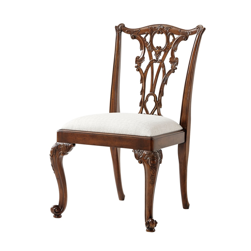 Theodore Alexander Furniture 4000 577 1aqp Dining Room Seated In Rococo Splendour Side Chair