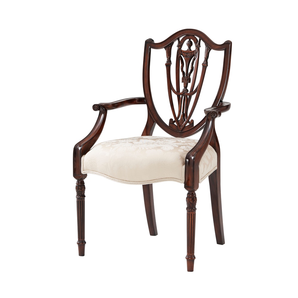 Theodore Alexander Furniture The Hidden Vase Armchair 4100-448.1AVJ