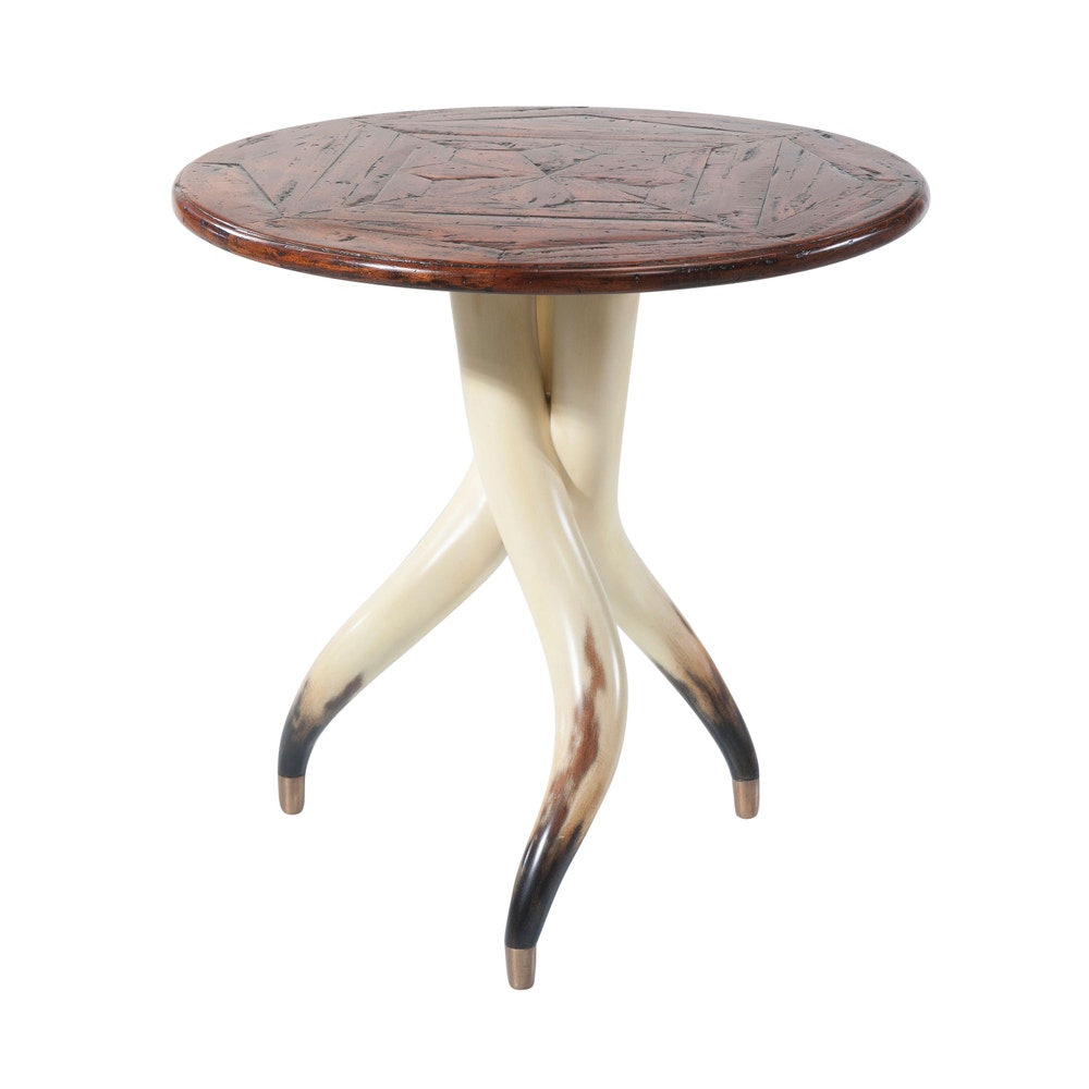 Theodore Alexander Furniture The Longhorn Side Table CB50012