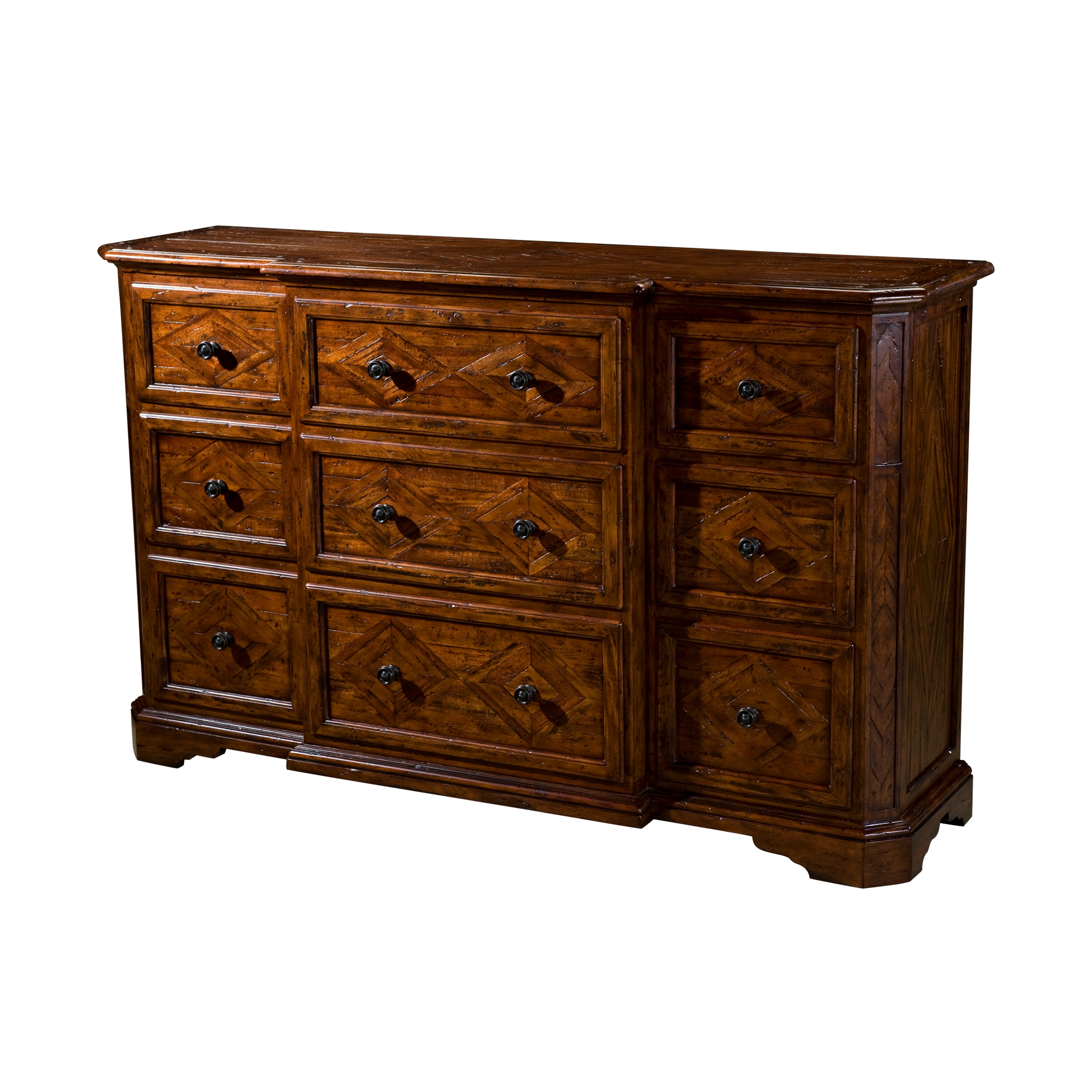 Theodore Alexander Furniture CB60015 Bedroom Rustic Heirloom Dresser
