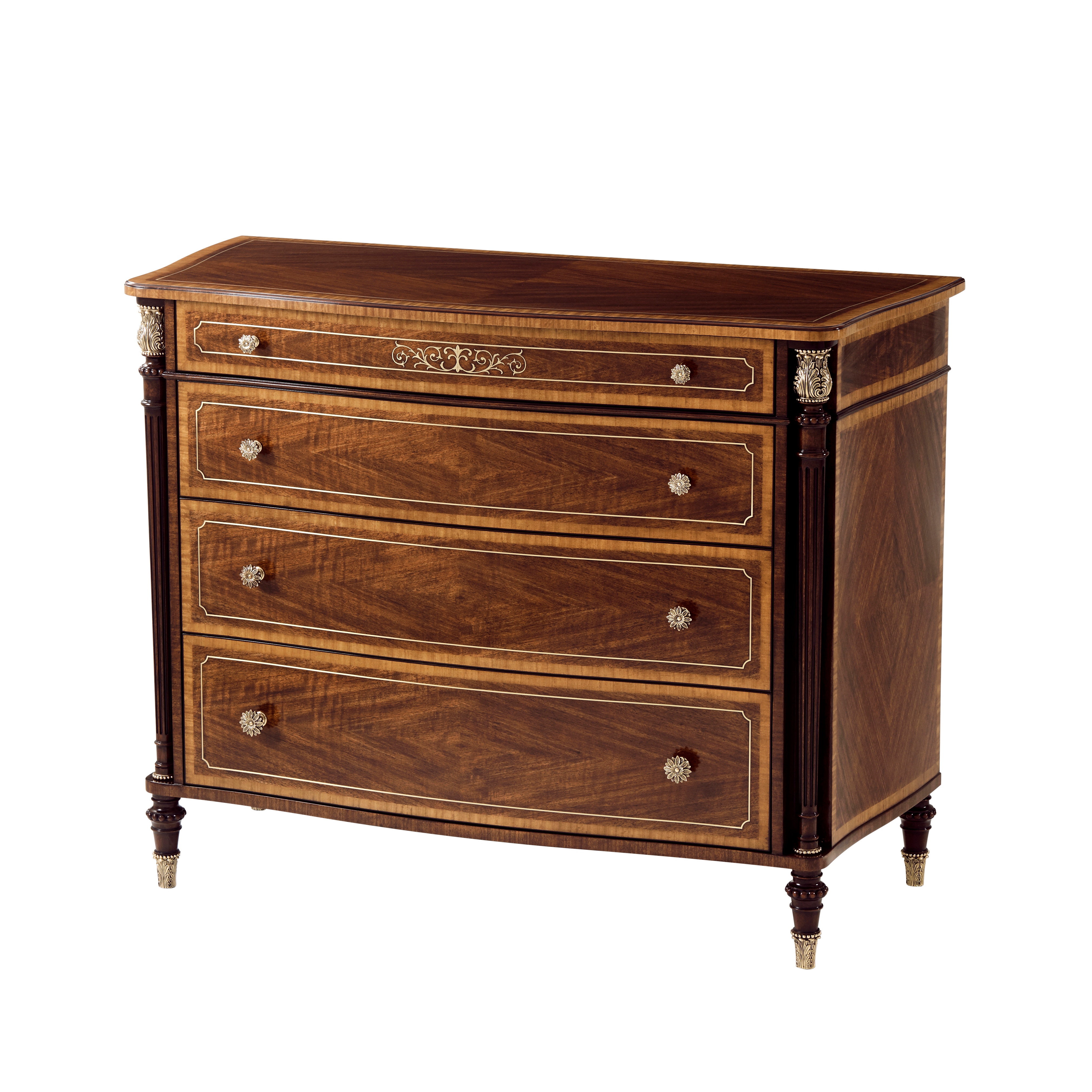 Theodore Alexander Furniture SC60001 Bedroom Bedford Serpentine Chest