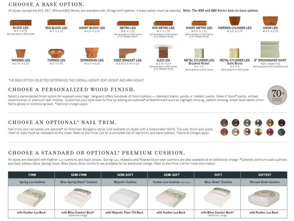 Vanguard American-Bungalow-Custom Living Room Custom Furniture