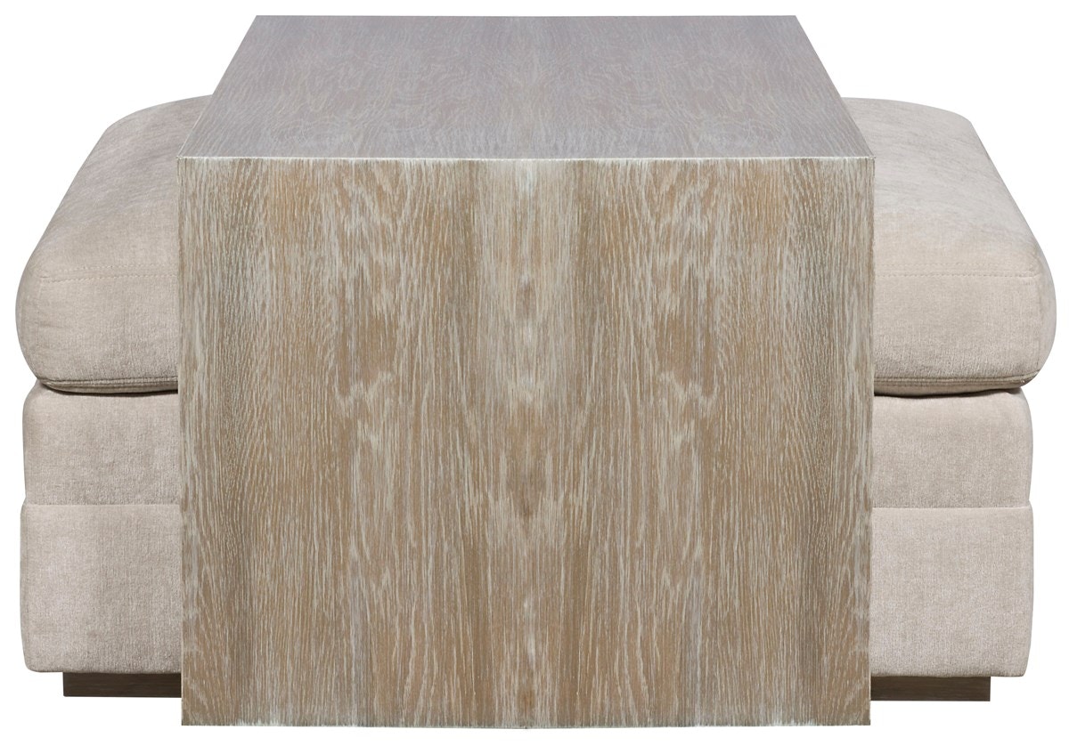 Vanguard Boyden Leather Ottoman with Wide Table L9084XT-O