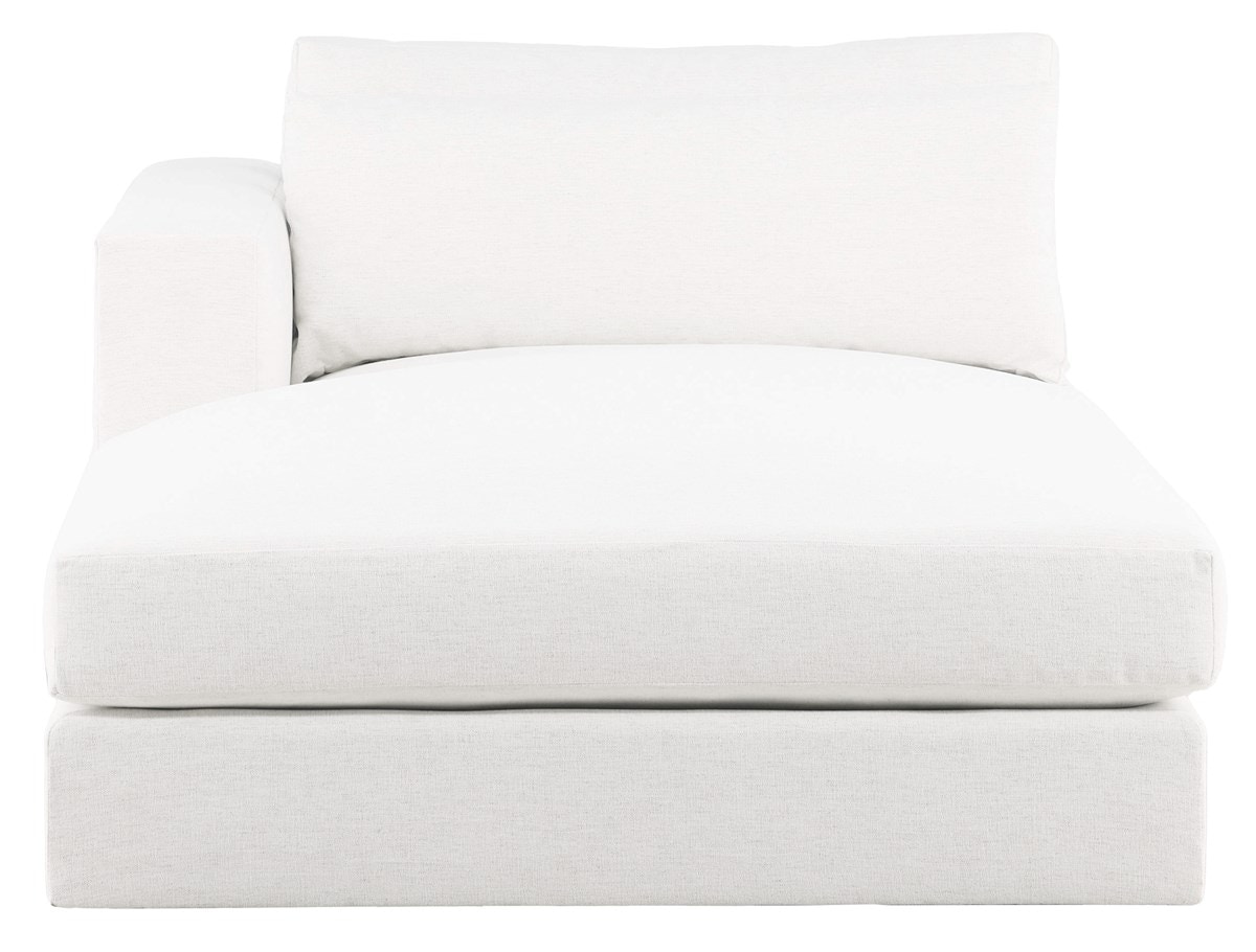 Vanguard Leone Stocked Left Arm Chaise Nomad Snow (Stocked) T3V158-LAH