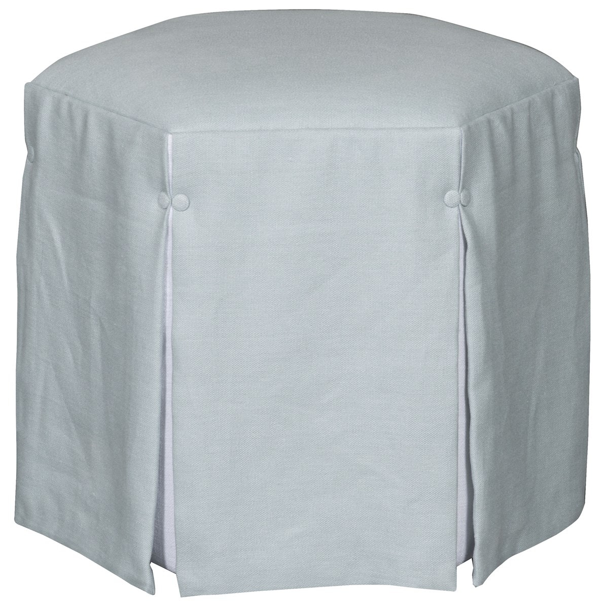 Vanguard Aubree Hexagon Waterfall Skirt Ottoman V499W-OT