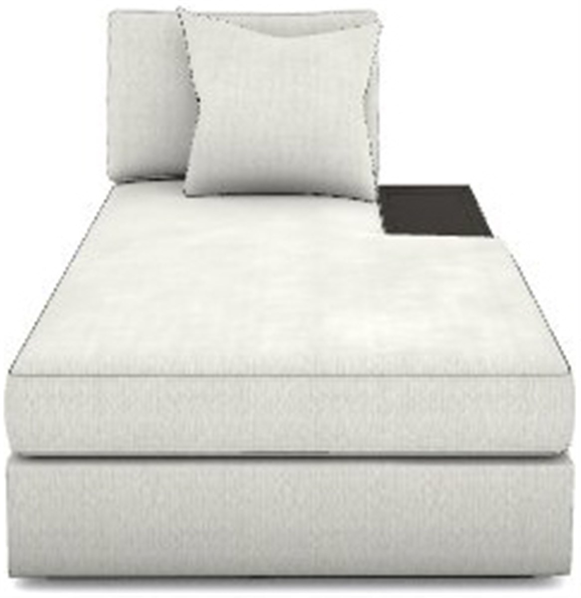 Vanguard Embrace Right Wood Tray Arm Chaise V70C-RAH