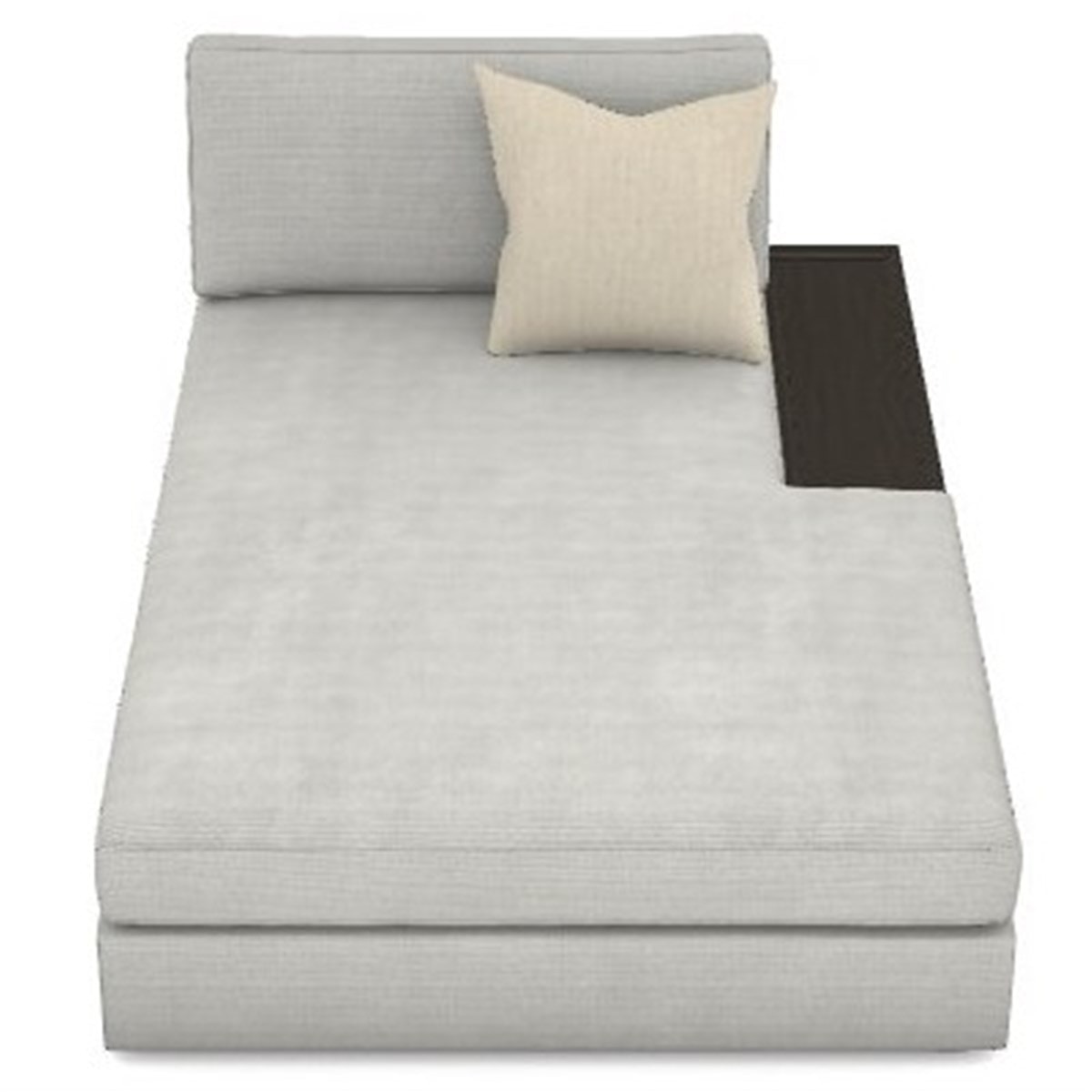 Vanguard Embrace Right Wood Tray Arm Chaise V70C-RHH