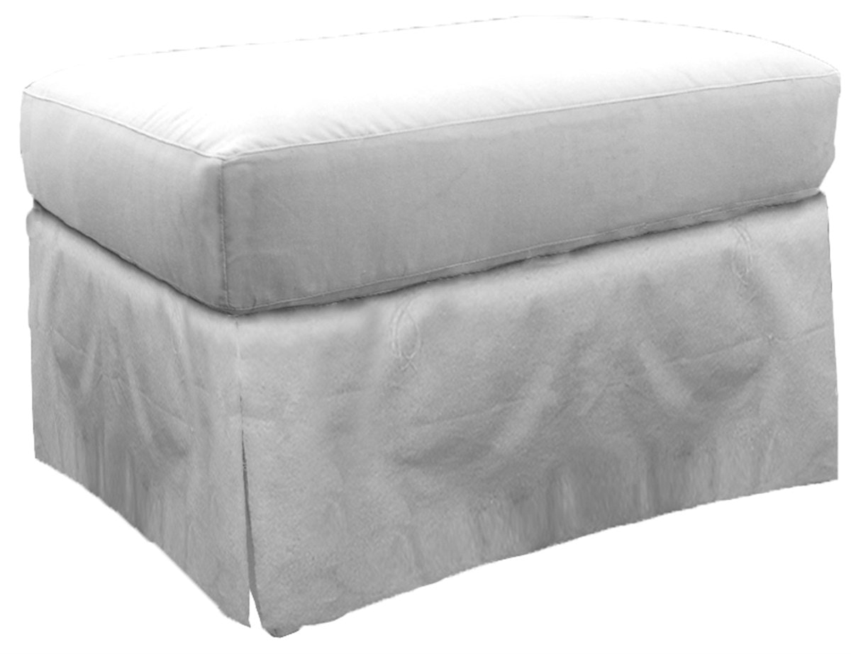 Vanguard Fisher Waterfall Skirt Ottoman V922W-OT