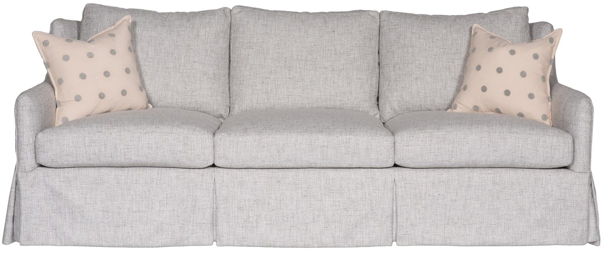 Vanguard Fisher Waterfall Skirt Sofa V922W-S