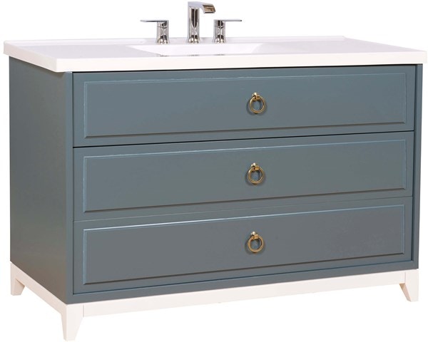 Vanguard VA08A Bathroom Stella Vanity With Tapered Leg
