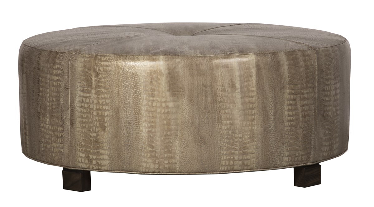 Vanguard Reynolds Leather Circular Ottoman WL170C-OT