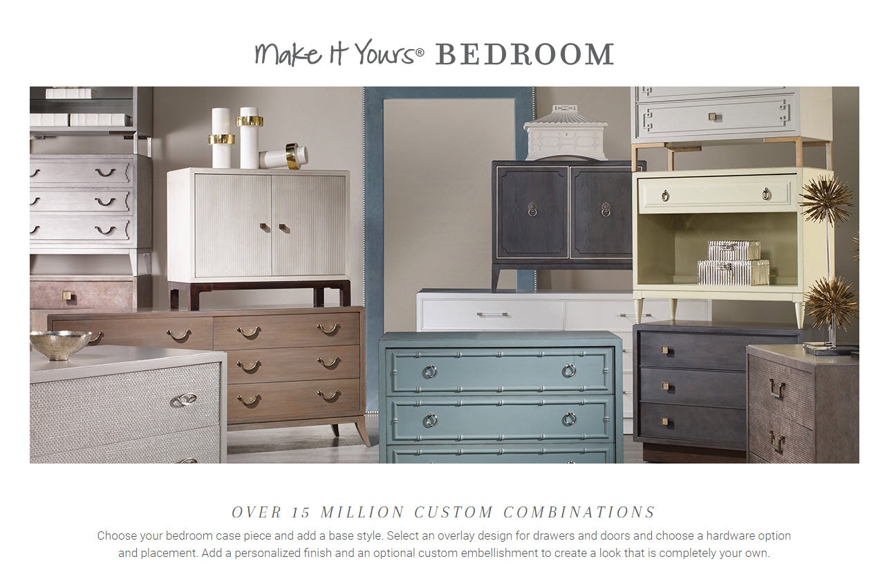 Vanguard Make It Yours Bedroom Custom Bedroom