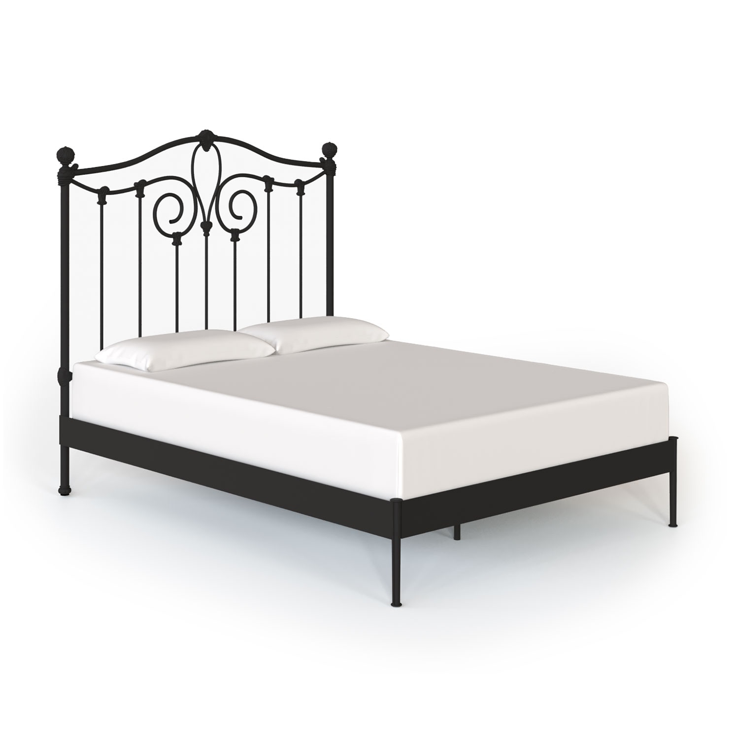 Wesley Allen Olympia Headboard with Surround for Platform Bed 7165-Wesley