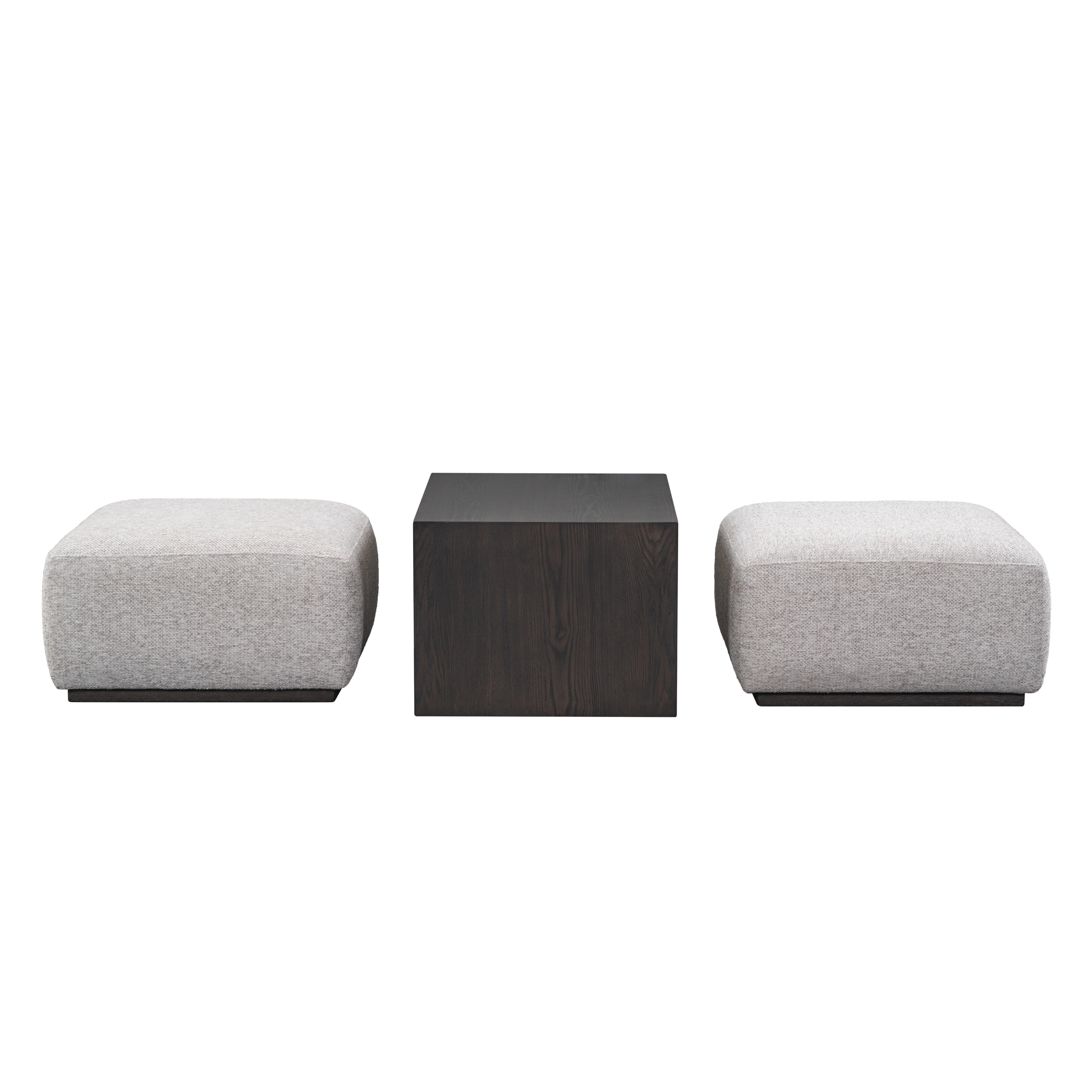 Alder and Tweed Furniture Blair Ottoman AT9708-SCH/DKC
