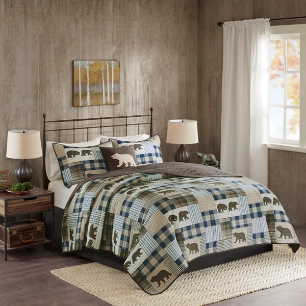 Hampton Hill Bedding Wr14 2233 Bedroom Woolrich Quilt Set