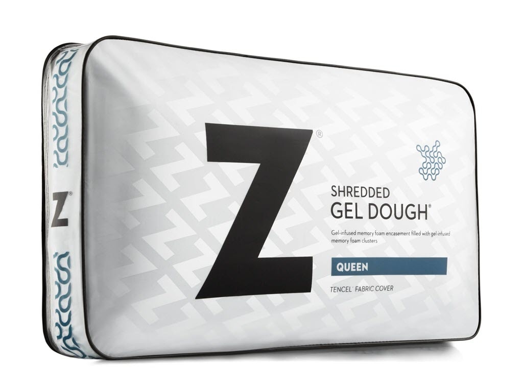 Kingsdown Z Shredded Gel Dough Memory Foam Bed Pillow