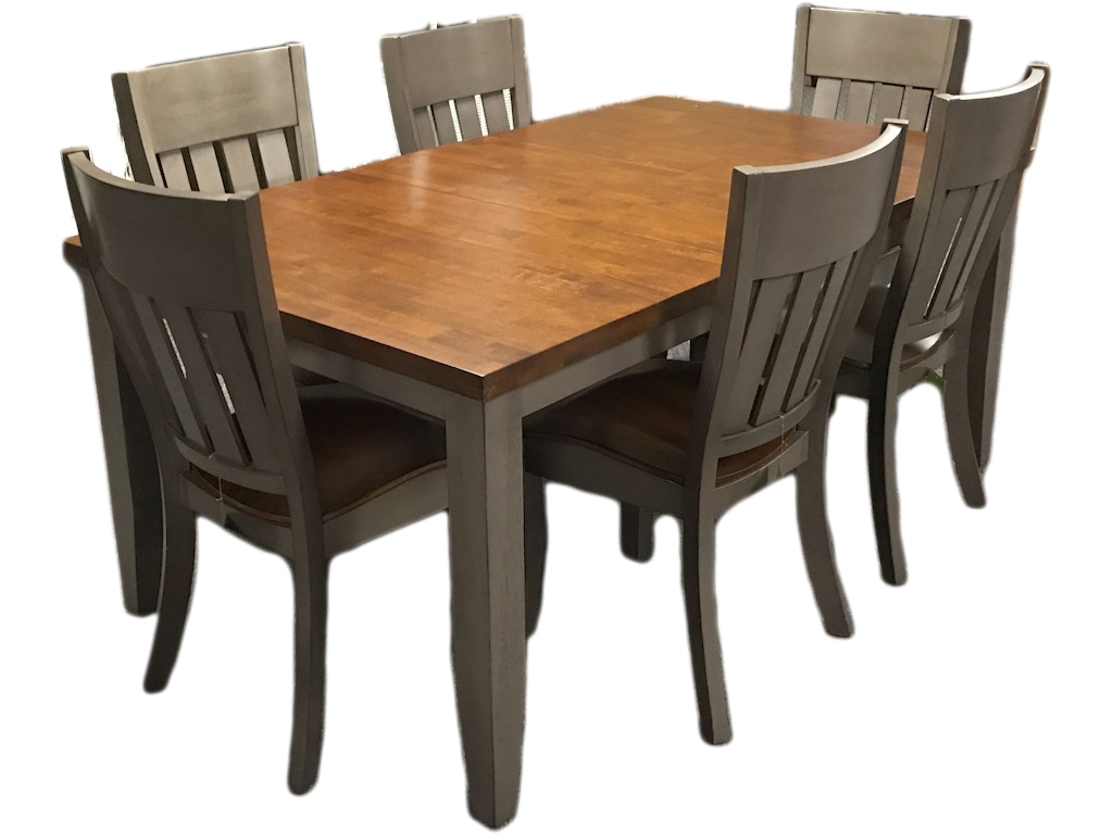 Tennessee Enterprises 7 Piece Dining Room Set CN4272 Group