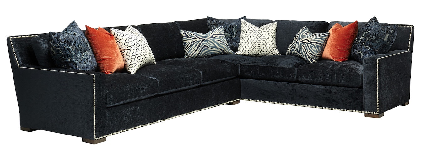  Charles Plush Sectional Charles Plush Sectional