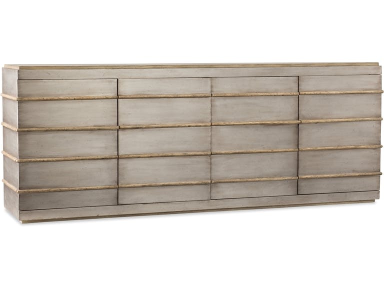  Urban Elevation Metal Entertainment Credenza 1620-55484-LTBR