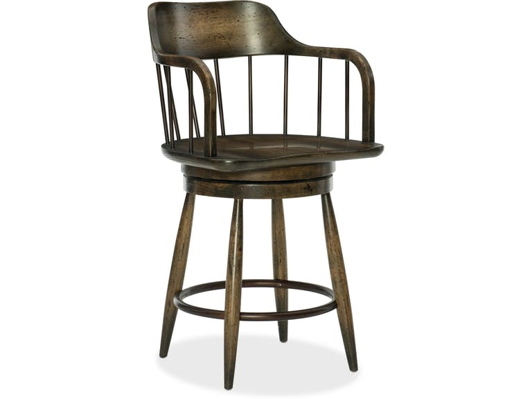 Hooker Furniture Crafted Counter Stool Priced Each Must By Two 6541 25350 Dkw1