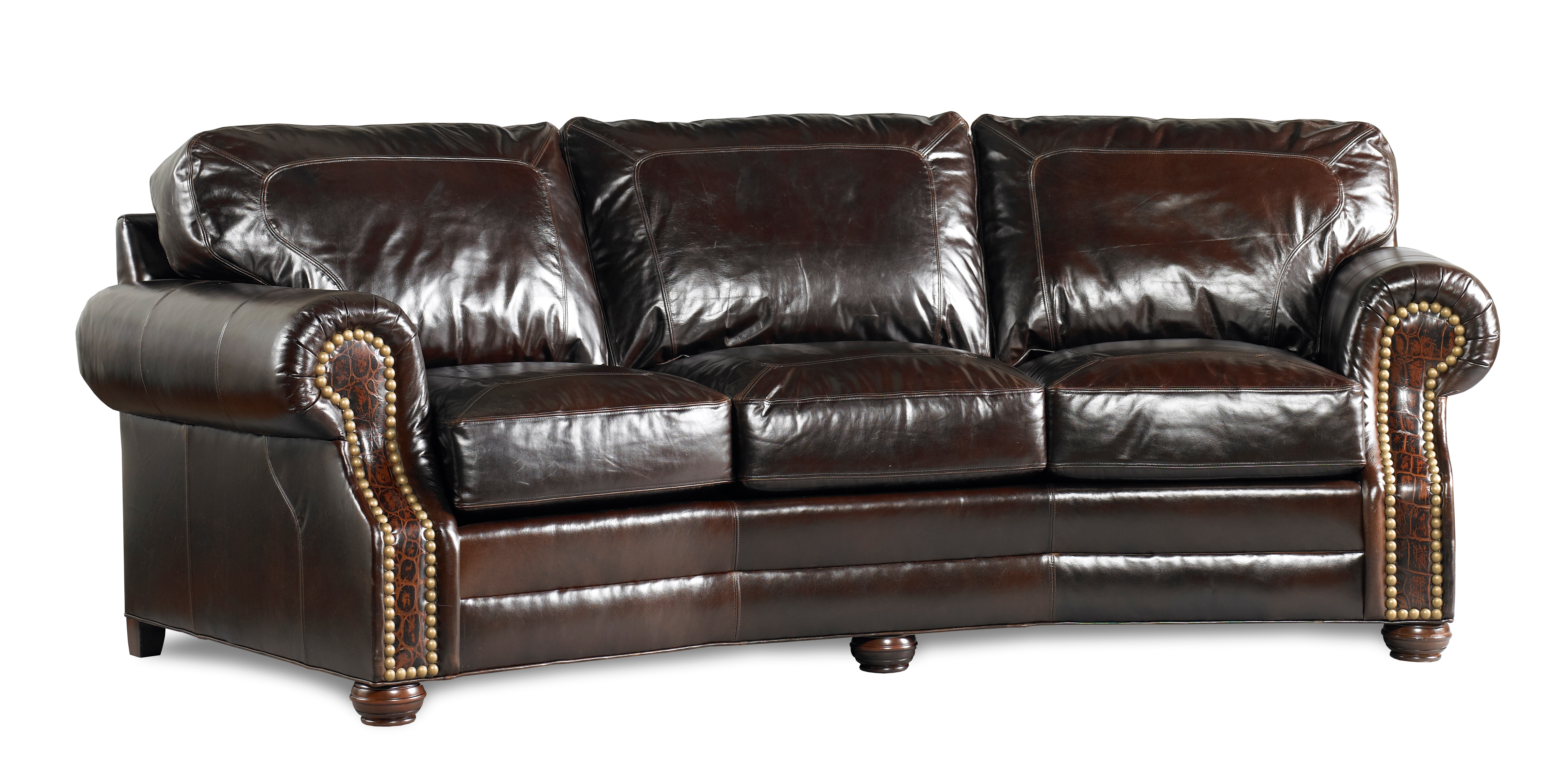 Living Room Leather Conversational Sofa Colorado Style Home