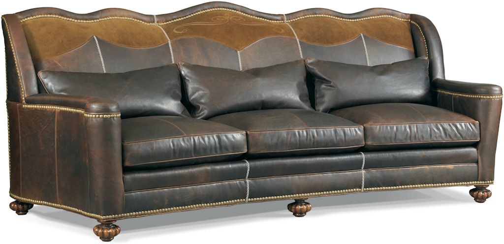 best home furnishings signature series leather conversational sofa