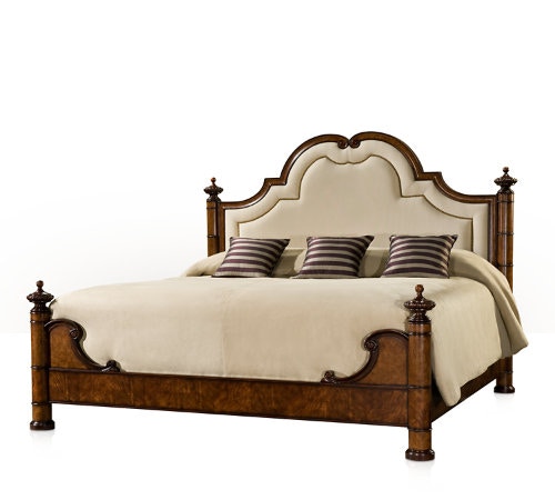  CAPULET BED CHESTNUT BURL 8305