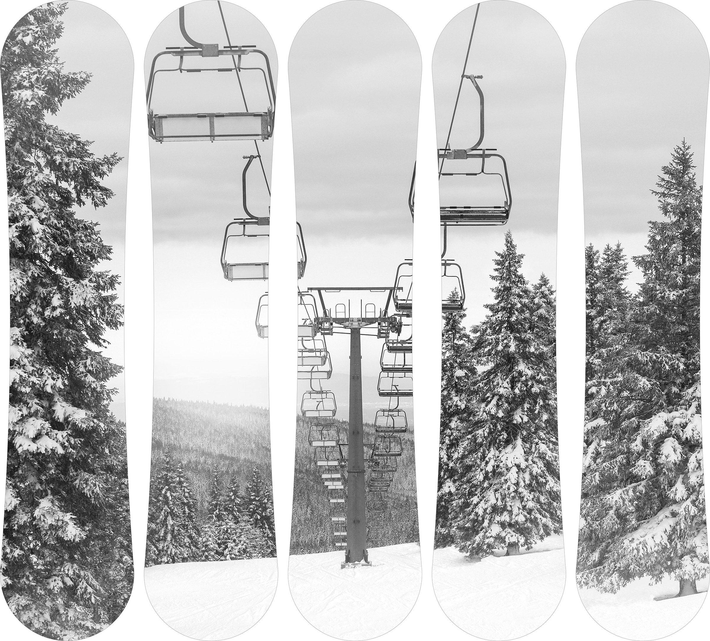  Snowboard Art on Plexiglass Breckenridge