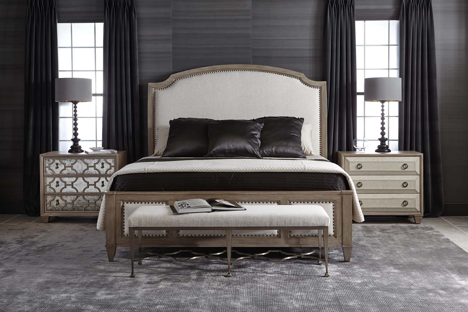  King Panel Bed 60