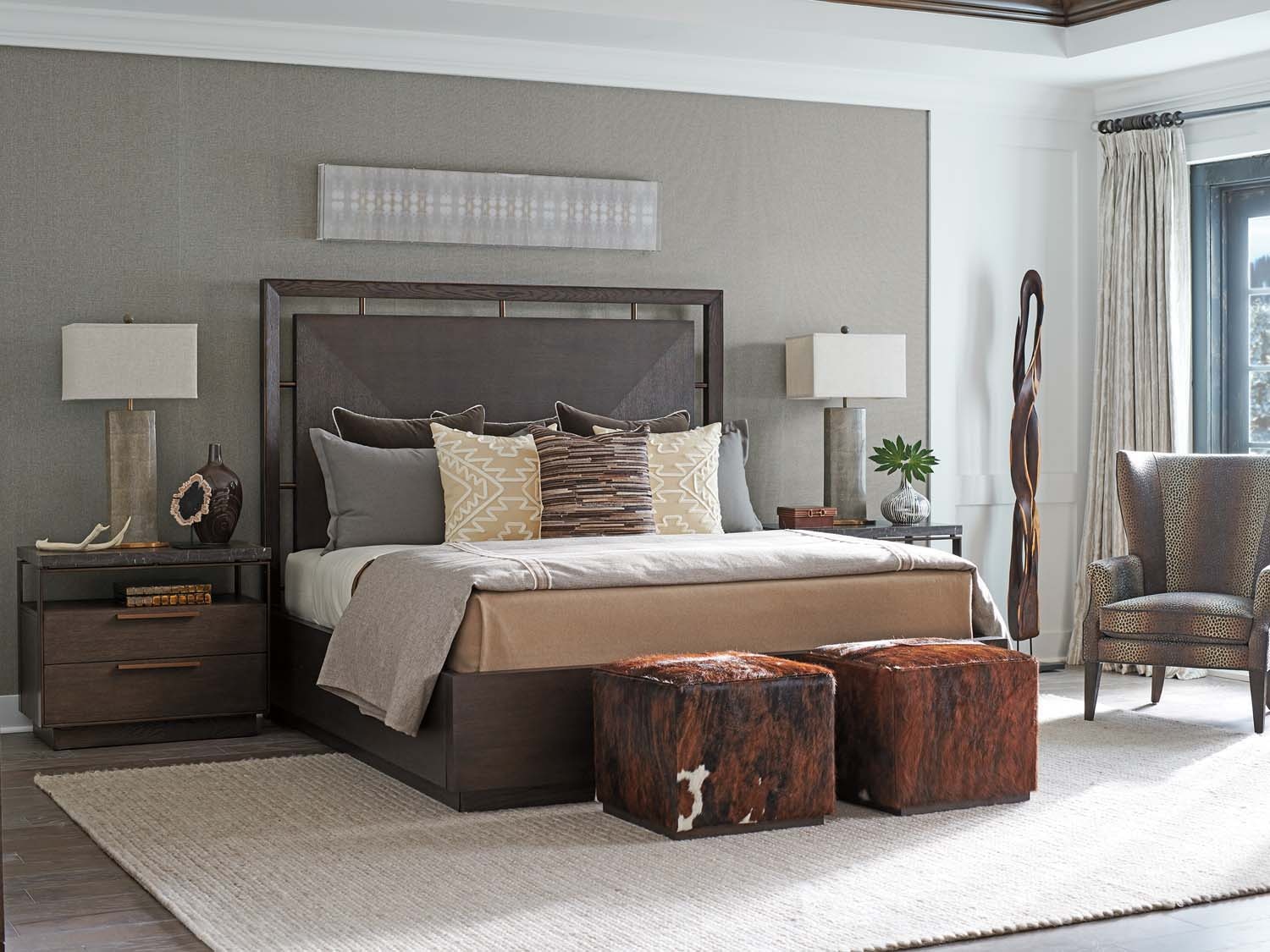  King Panel Bed 49