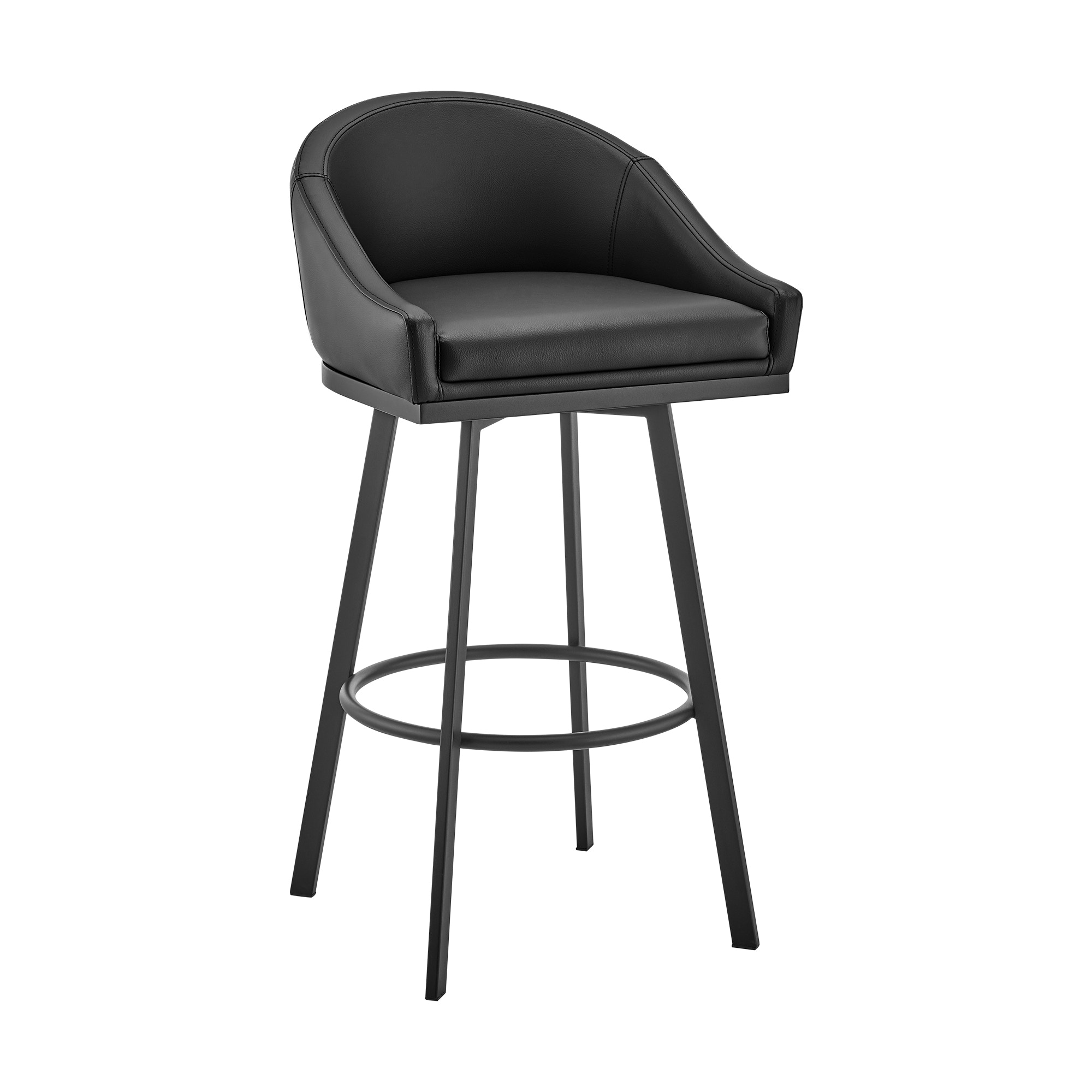  Ellen Swivel Counter Stool 47L-BLK26