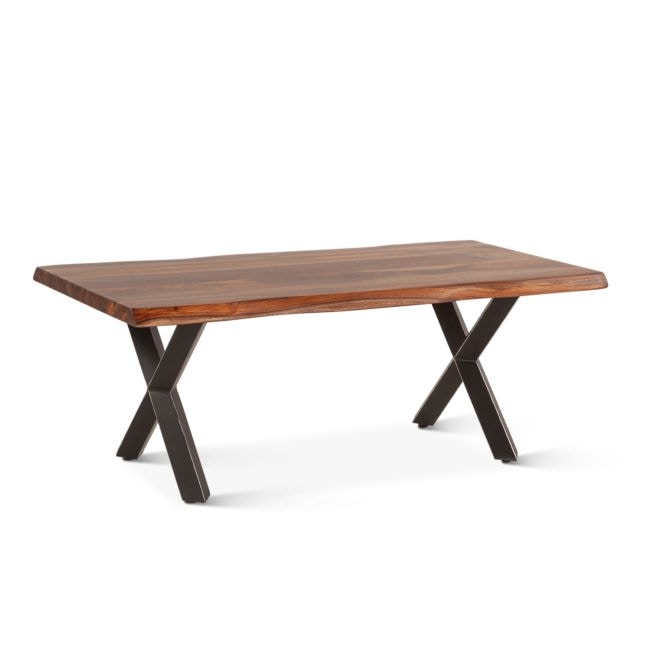  Wood and Iron Coffee Table FB3-4TCVNA