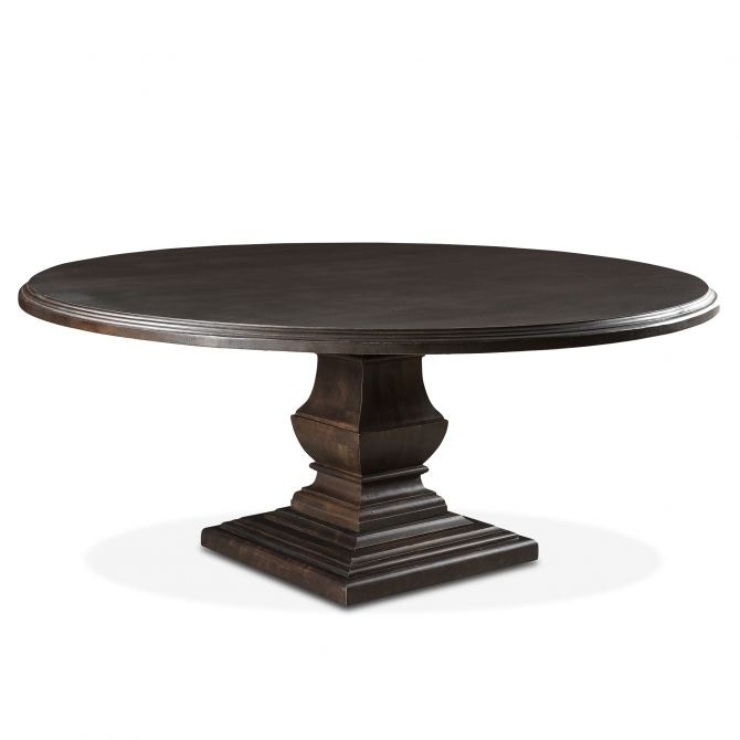  Vintage Brown Round Dining Table FNM80EI6B