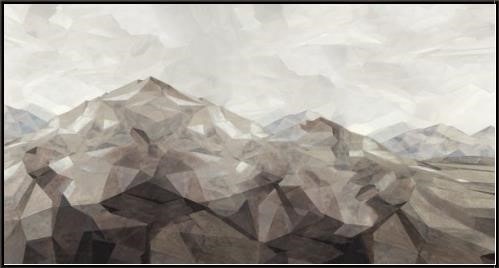  Colorado Style Artwork Layered Landscape
