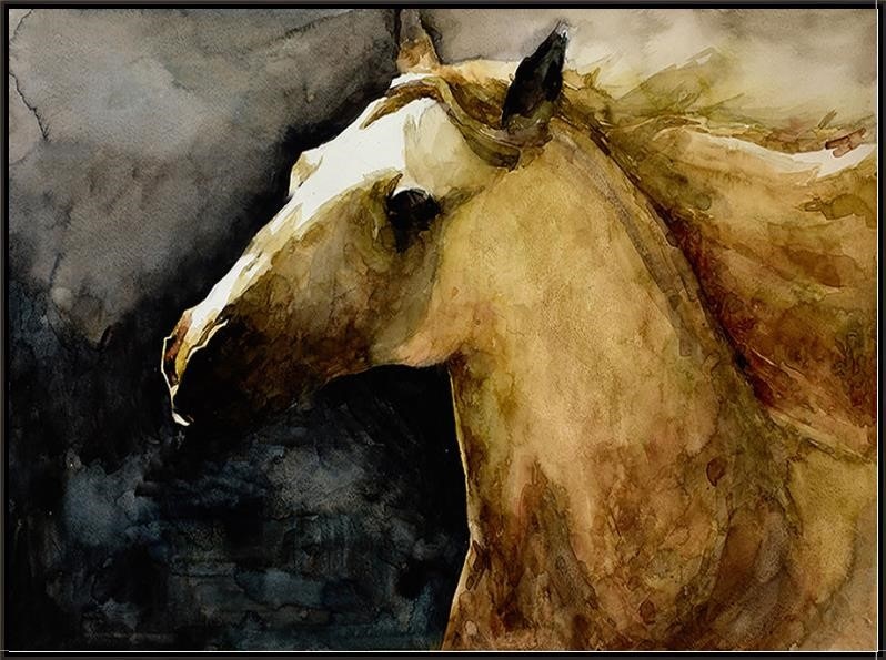  Colorado Style Artwork Stallion Running Brandy