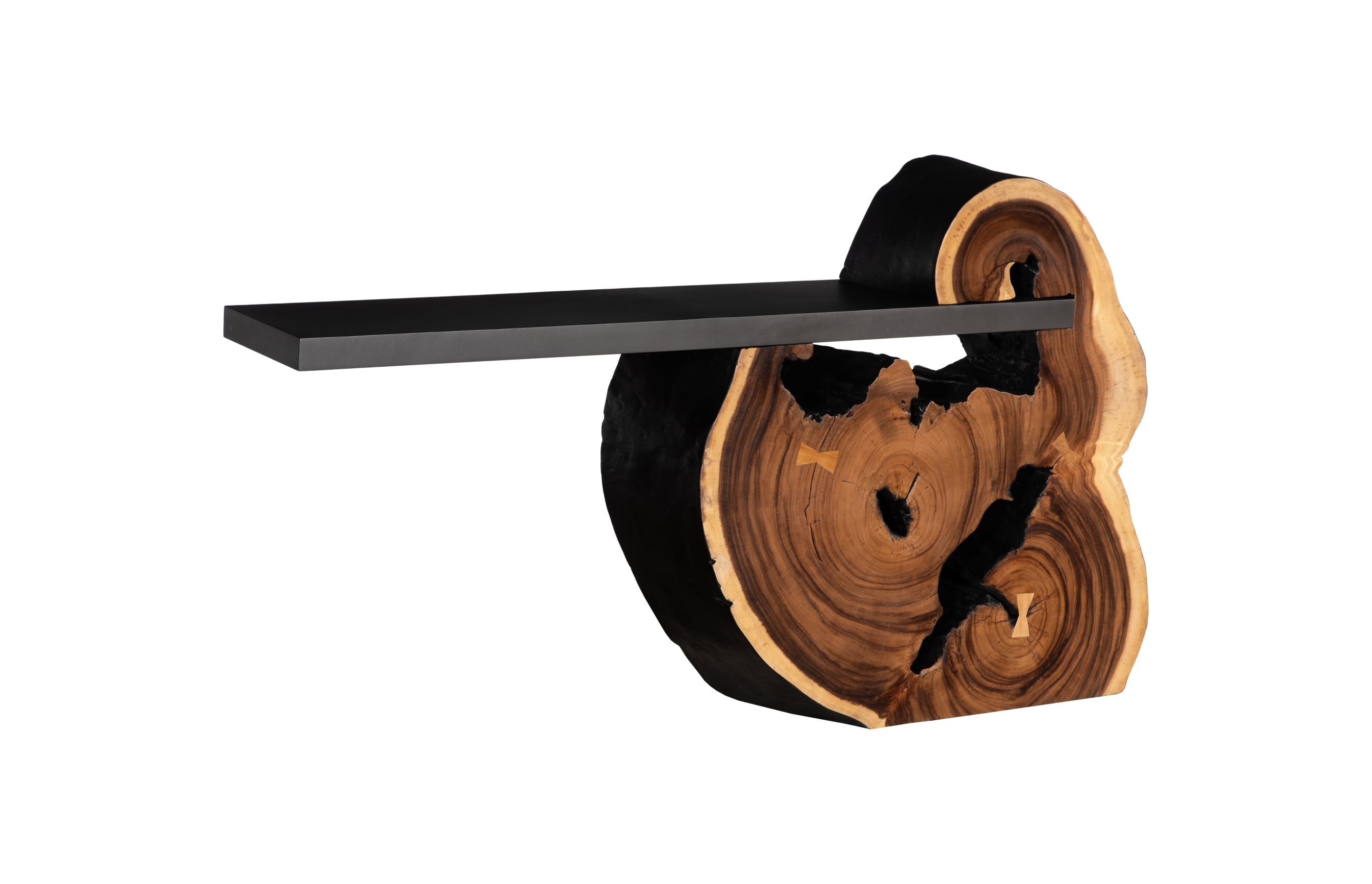  Console Table With A Burnt Edge Finish THDX941R