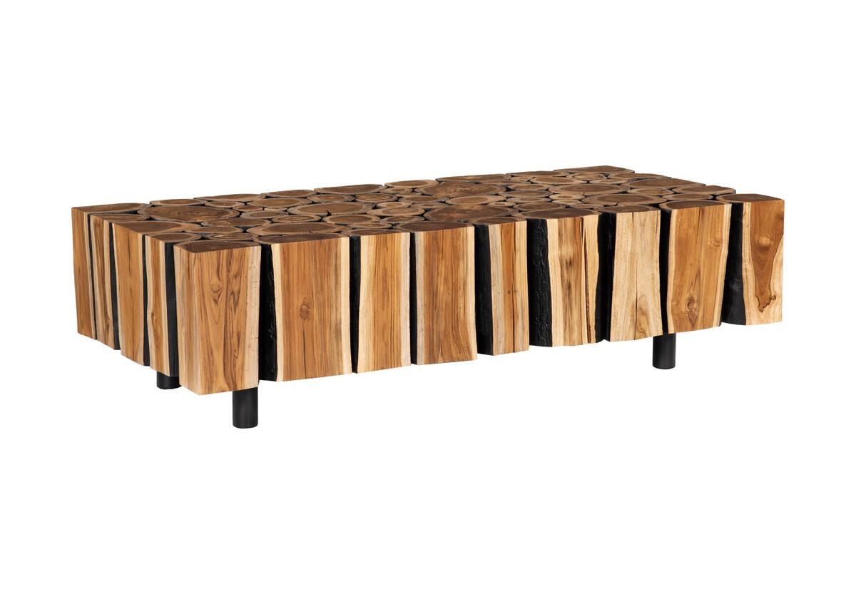  Boscage Rectangular Coffee Table on Black Metal Legs THRD3Y3