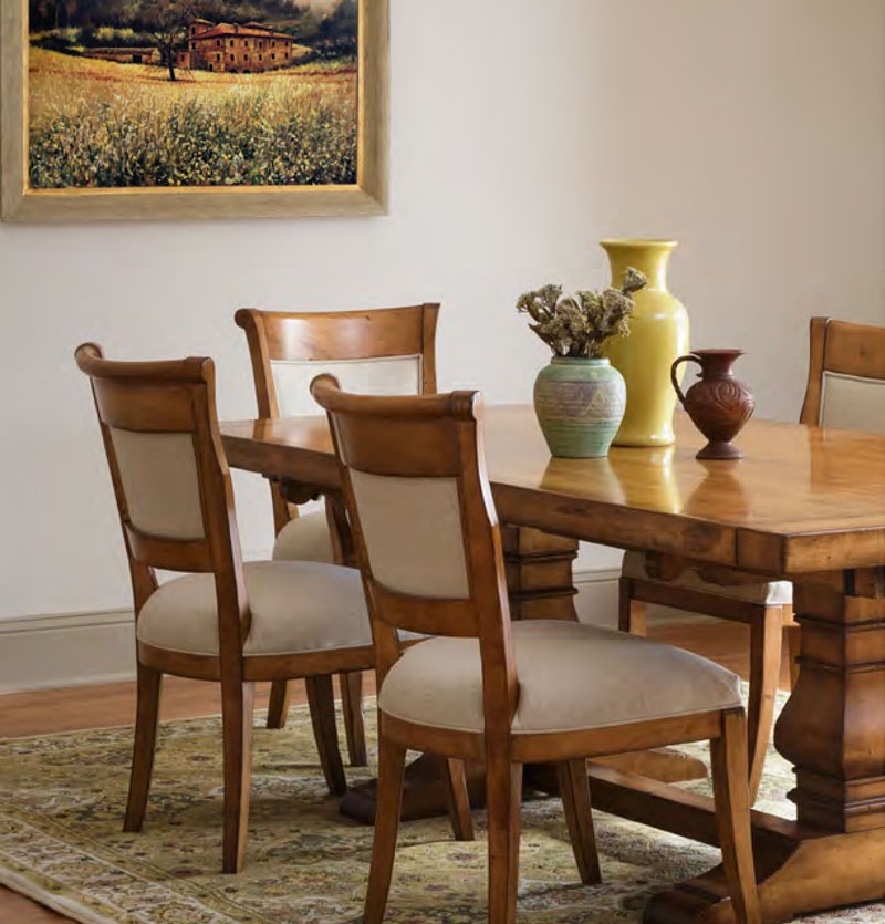 tuscan trestle dining table