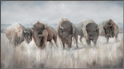  Colorado Style Artwork Where the Bison Roam